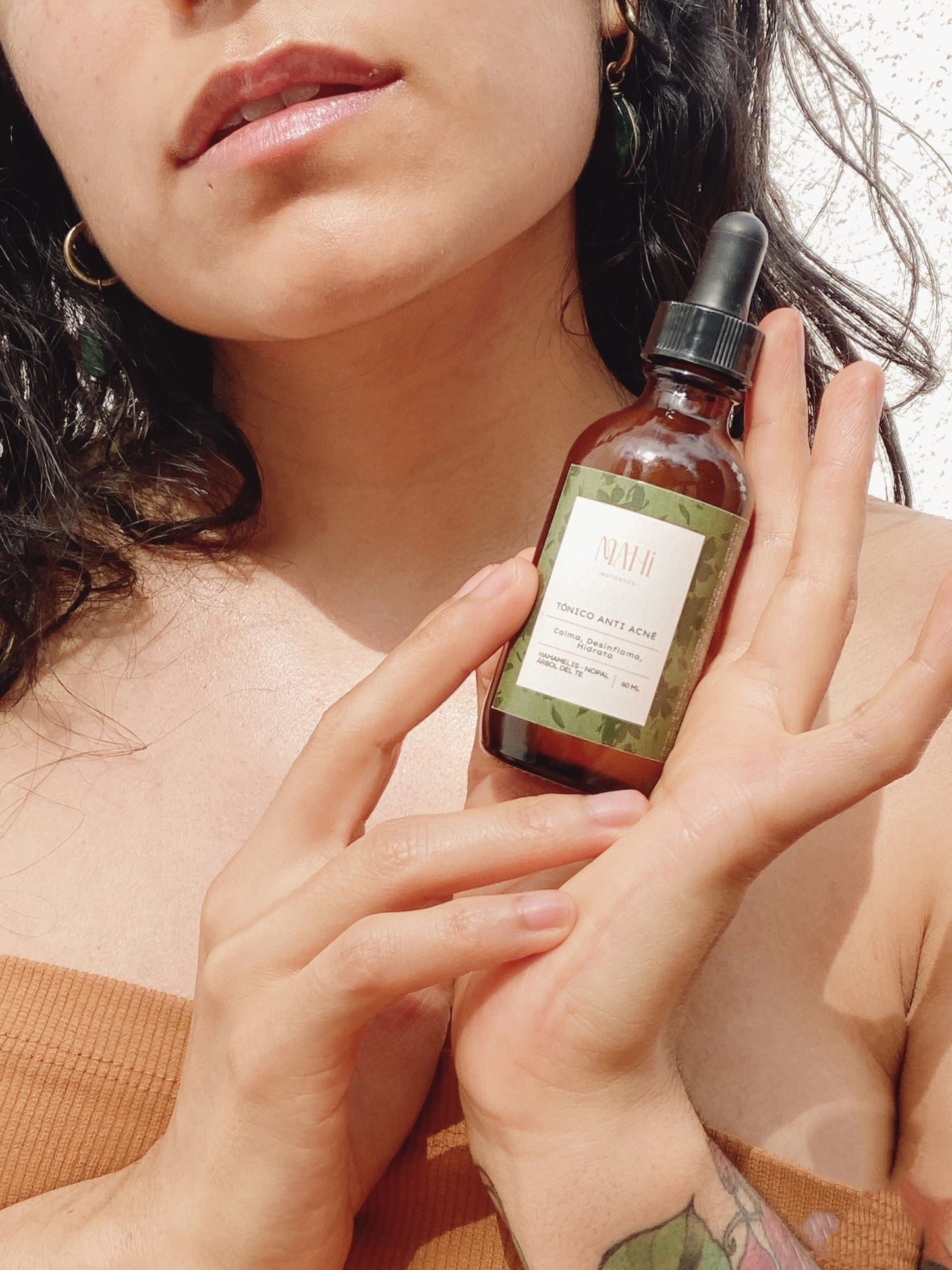 Tónico anti acné, nopal y árbol del té