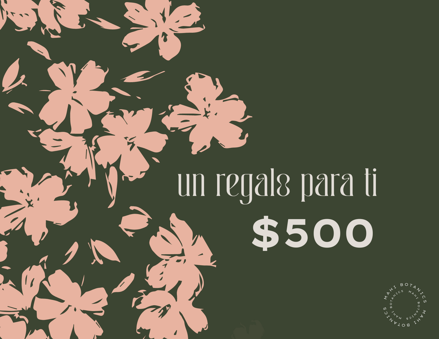 Tarjeta de Regalo $500